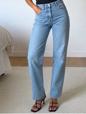 wild fable Light Blue Straight Leg High-Rise Jeans 00